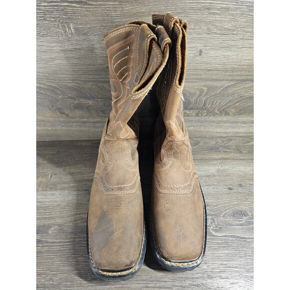 Cody James Western C9MR8 Square Soft Toe Work Boots Men's Size 8D - Picture 3 of 9